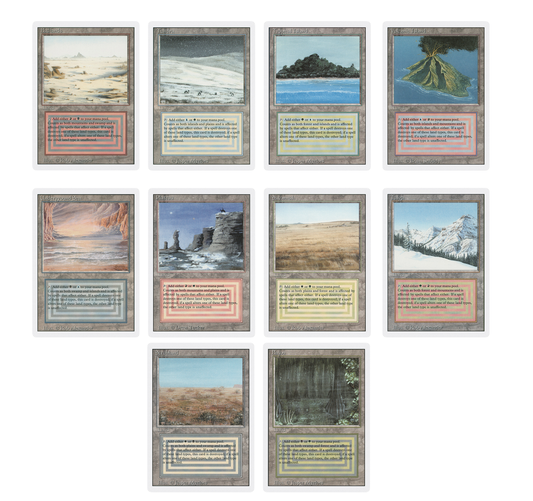 MTG PROXY Dual Lands Set