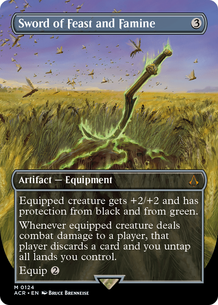 MTG PROXY Sword of Feast and Famine