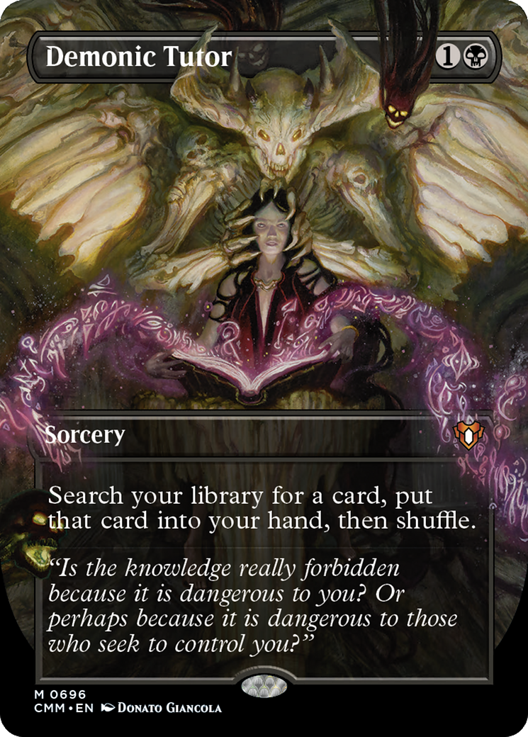 MTG PROXY Demonic Tutor