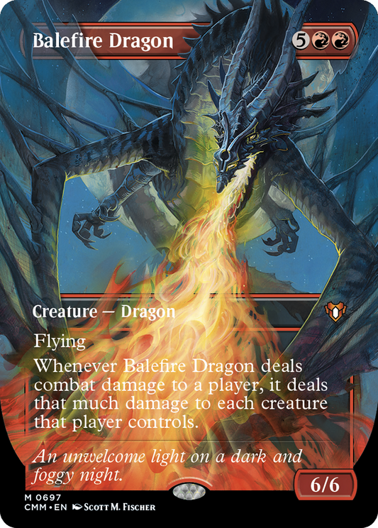 MTG PROXY Balefire Dragon