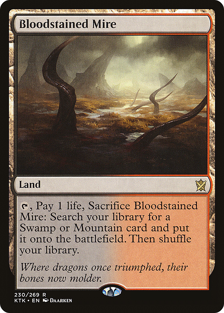 MTG PROXY Bloodstained Mire