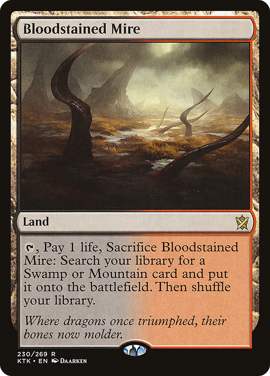 MTG PROXY Bloodstained Mire