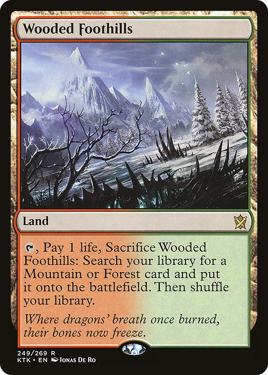 MTG PROXY Wooded Foothills
