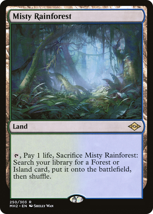 MTG PROXY Misty Rainforest