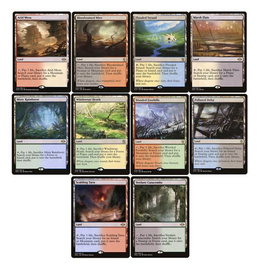 MTG PROXY Fetch Lands Set
