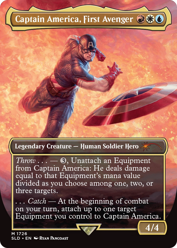 MTG PROXY Captain America, First Avenger