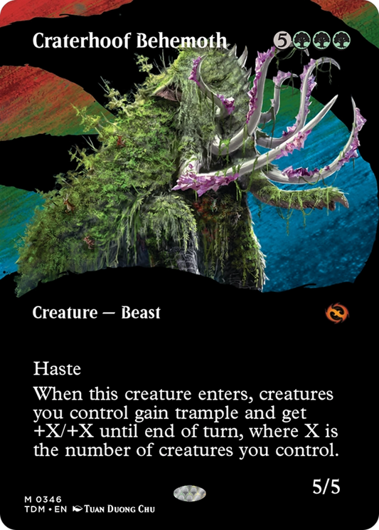 MTG PROXY Craterhoof Behemoth