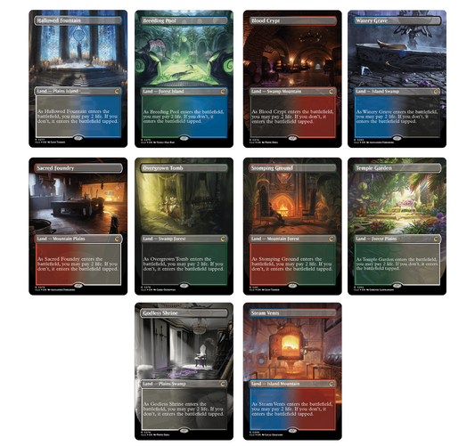MTG PROXY Shock Lands Set
