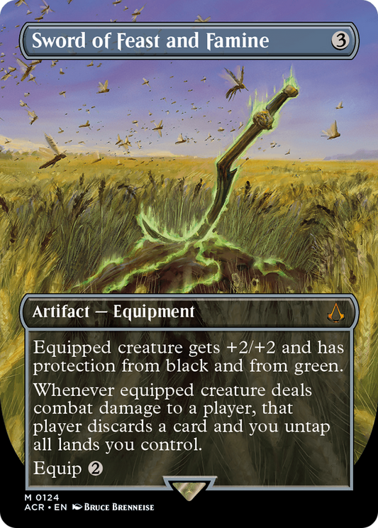 MTG PROXY Sword of Feast and Famine