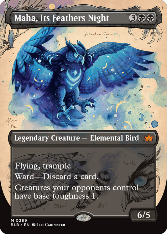 MTG PROXY Maha, Its Feathers Night