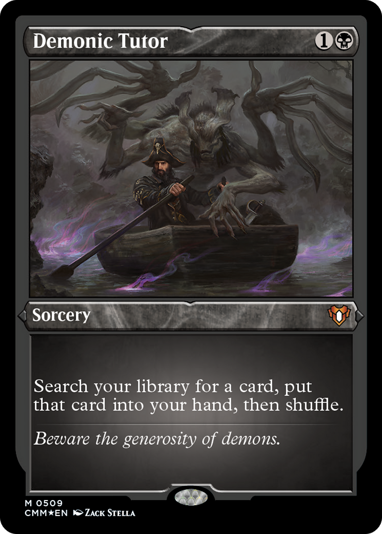 MTG PROXY Demonic Tutor