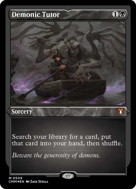MTG PROXY Demonic Tutor