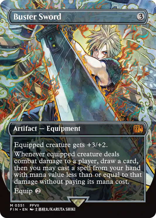 MTG PROXY Buster Sword