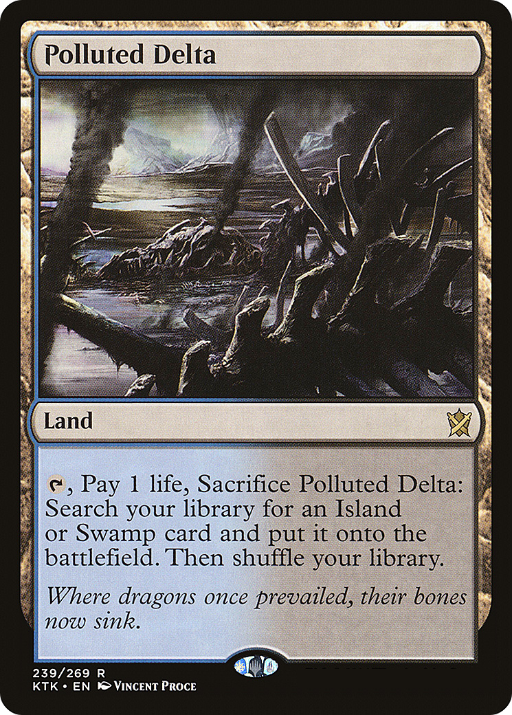 MTG PROXY Polluted Delta