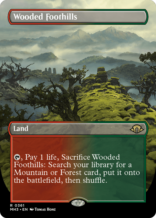 MTG PROXY Wooded Foothills